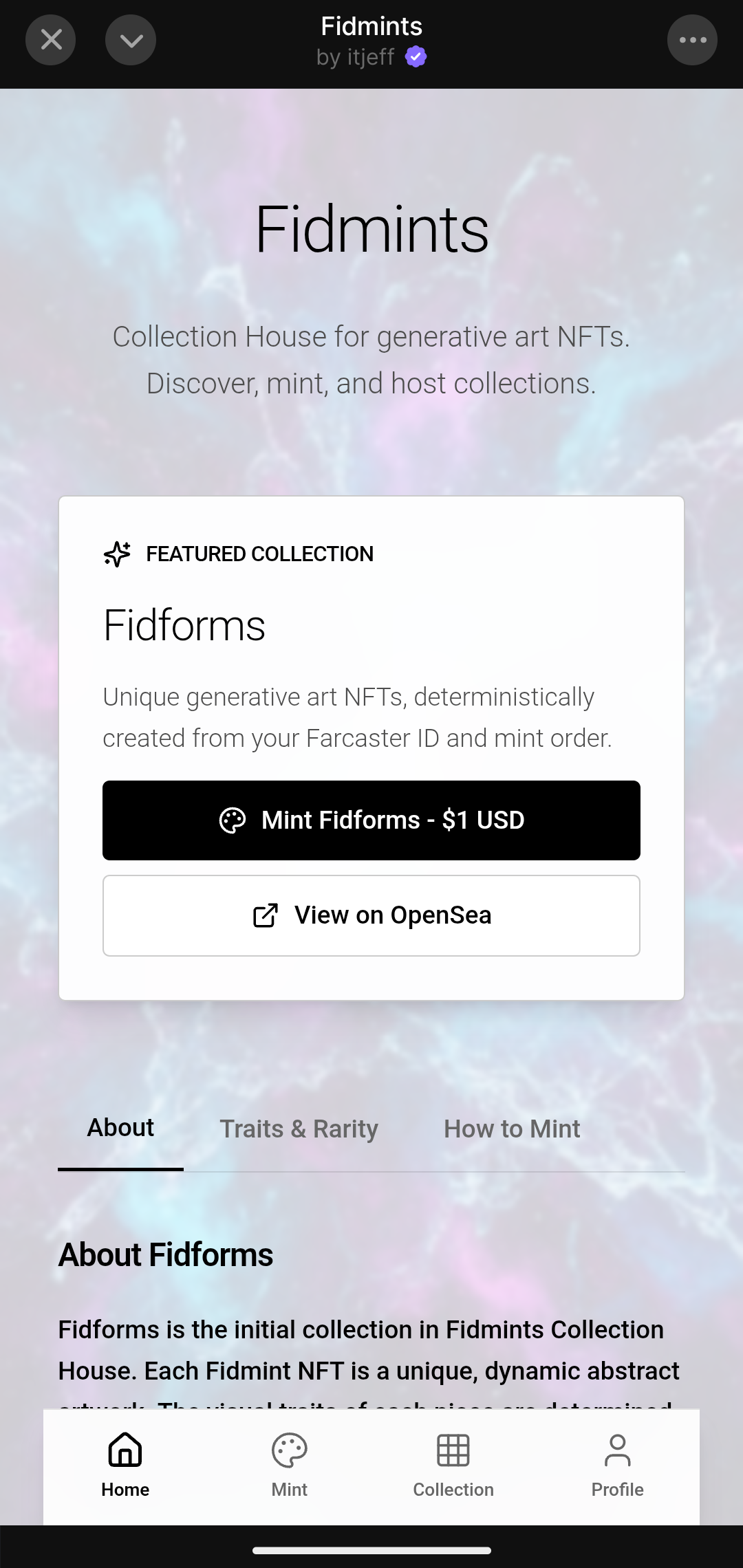 Fidmints - Farcaster Mini Apps screenshot